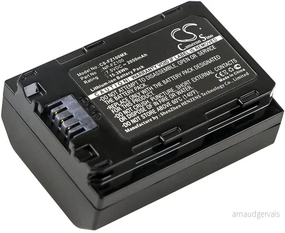Batteri til Sony ILCE-7CM2, 7,5V, 2050mAh v:4972377