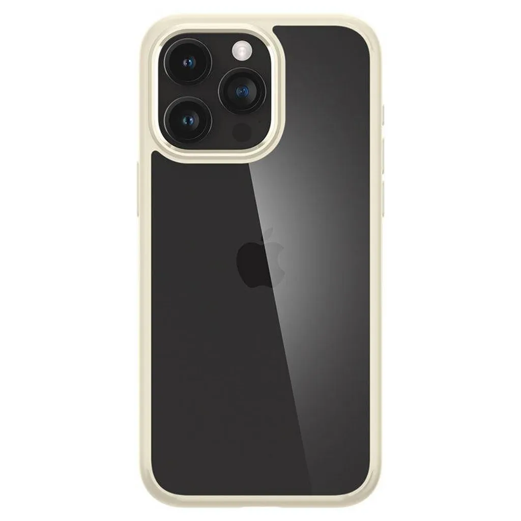 Spigen iPhone 15 Pro Max Crystal Hybrid Deksel – Sand Beige v:9476933