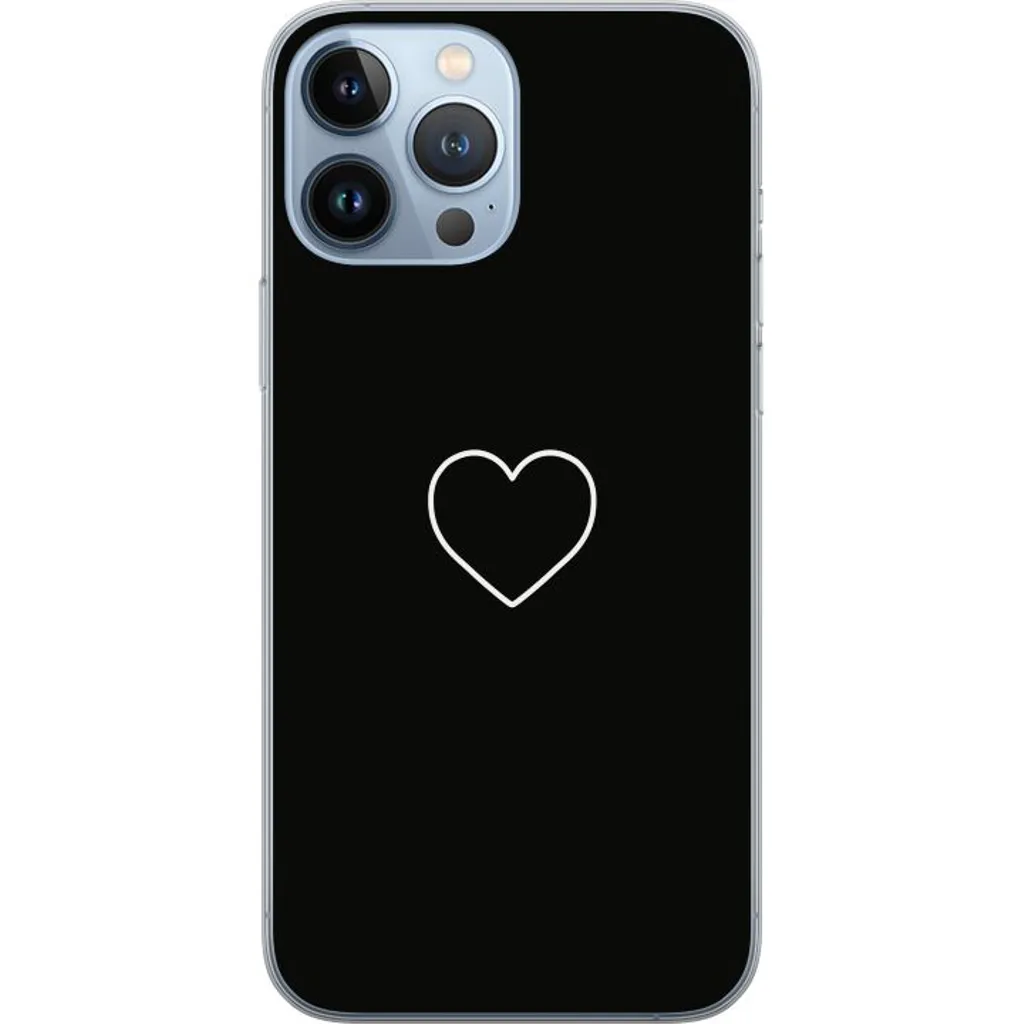 Apple iPhone 13 Pro Max Gjennomsiktig Telefondeksel Hjärta v:8722570