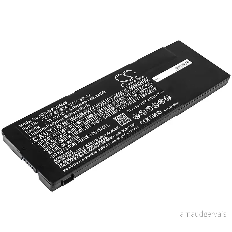 Batteri til Sony Vaio VPC-SB47FJ/B, 11.1V, 4200 mAh v:9240078