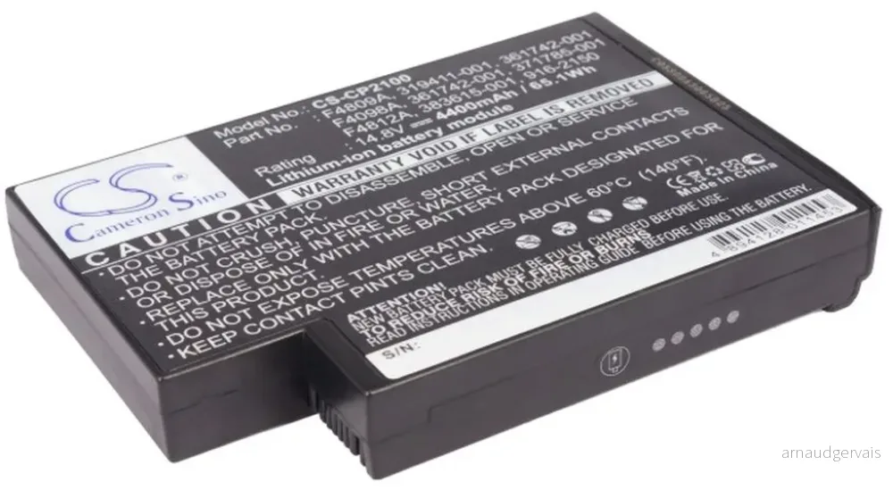 Batteri til Compaq Pavilion ZE5731US-DZ366U, 14.8V, 4400 mAh v:7175596