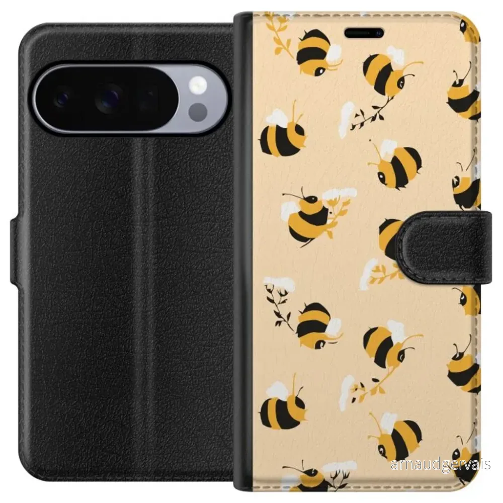 Google Pixel 11 Pro Sort Lommebokdeksel Humlor v:4936616