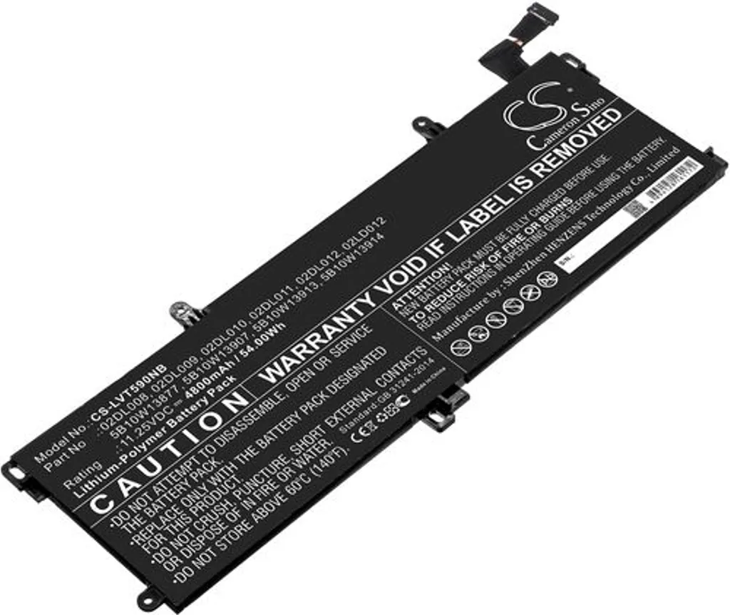 Batteri til SB10K97650 for Lenovo, 11.25V, 4800 mAh v:4864816