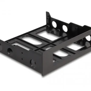 Delock 5,25″ installasjonsramme for 1 x 3,5″ – svart v:4435527