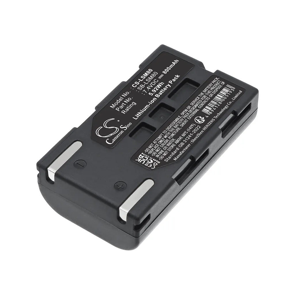Batteri til Samsung SC-D353, 7.4V, 800 mAh v:3646012