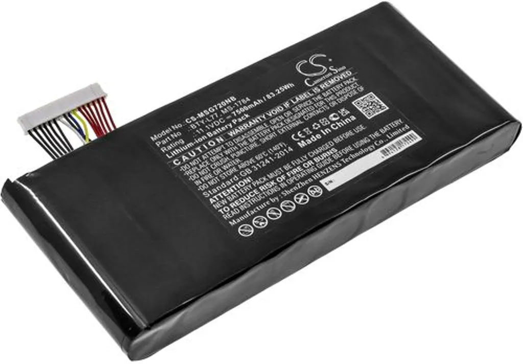 Batteri til Msi WT72 6QJ vPro, 11.1V, 7500 mAh v:2350951