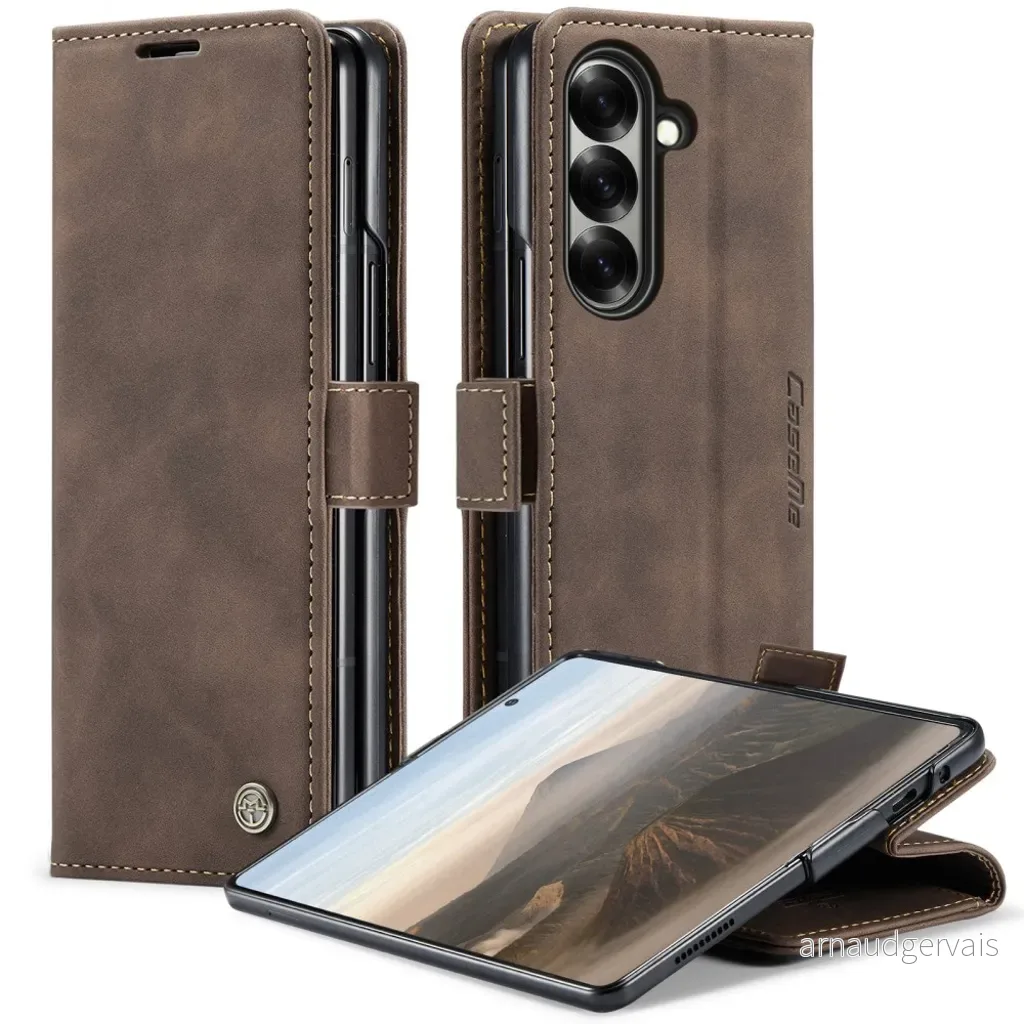 CASEME Samsung Galaxy Z Fold7 5G Lommeboketui – Brun v:7286180 CASEME Samsung Galaxy Z Fold7 5G Lommeboketui – Brun v:7286180