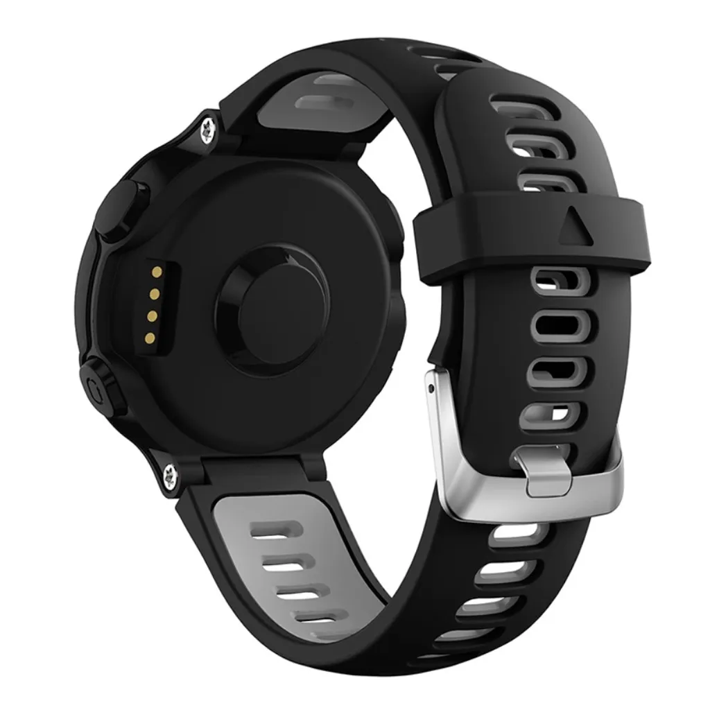 Garmin Forerunner 235/230/620/630/220/735/735XT Klokkereim – Svart/Grå v:1343772