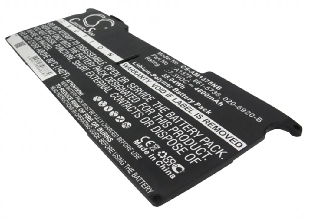 Batteri til Apple MC506LLA, 7.3V, 4800 mAh v:7861981