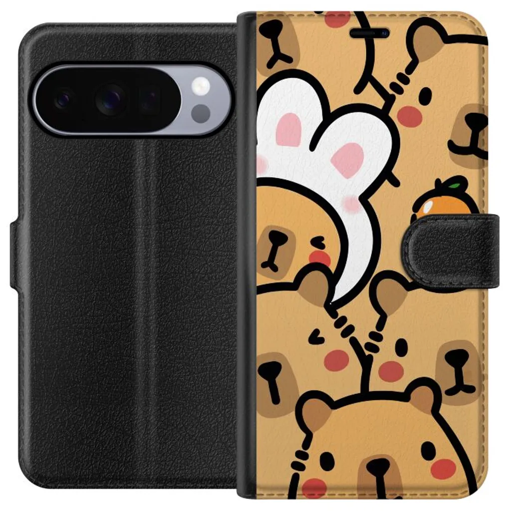Google Pixel 10 Pro XL Sort Lommebokdeksel Kapivara v:1286365