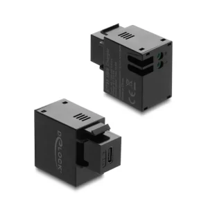 Delock Keystone-modul USB-C-ladeport – svart v:8573015