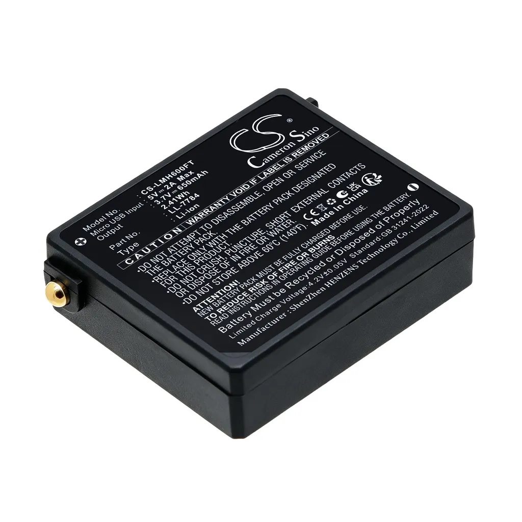 Batteri til Ledlenser SEO5, 3.7V, 650mAh v:2234071