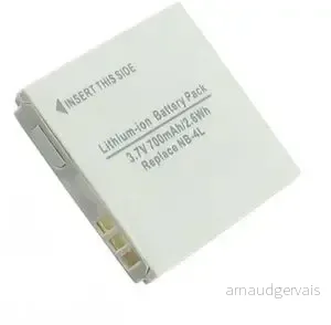 Batteri til Canon Digital IXUS 100 IS, 3.6(3.7V), 700 mAh v:5109882 Batteri til Canon Digital IXUS 100 IS, 3.6(3.7V), 700 mAh v:5109882