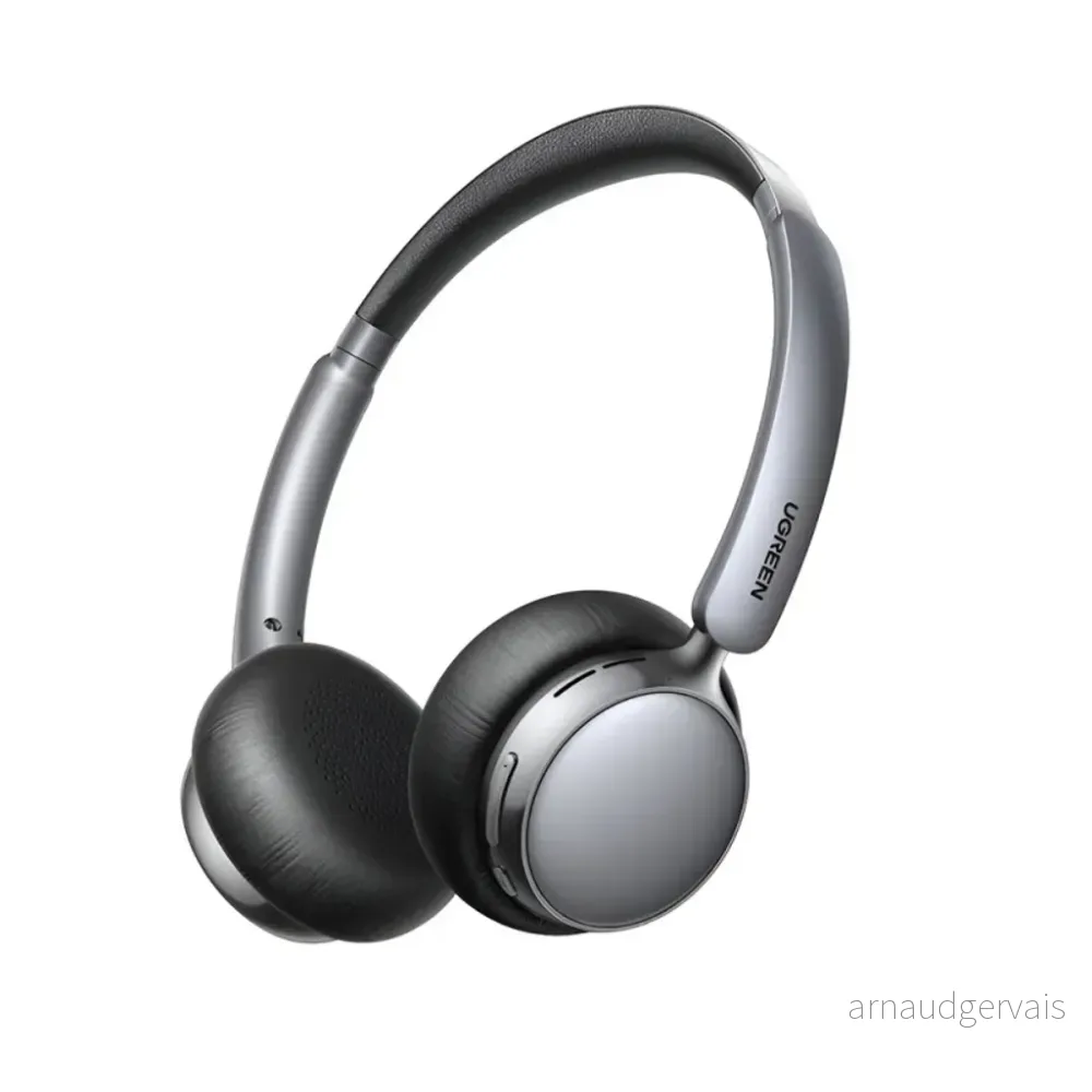 Ugreen HP207 HiTune Studio Plus on-ear hodetelefoner – sølv v:1788783