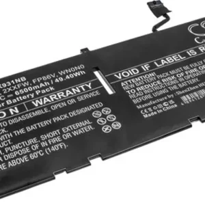 Batteri til 722KK for Dell, 7.6V, 6500 mAh v:4051860 Batteri til 722KK for Dell, 7.6V, 6500 mAh v:4051860