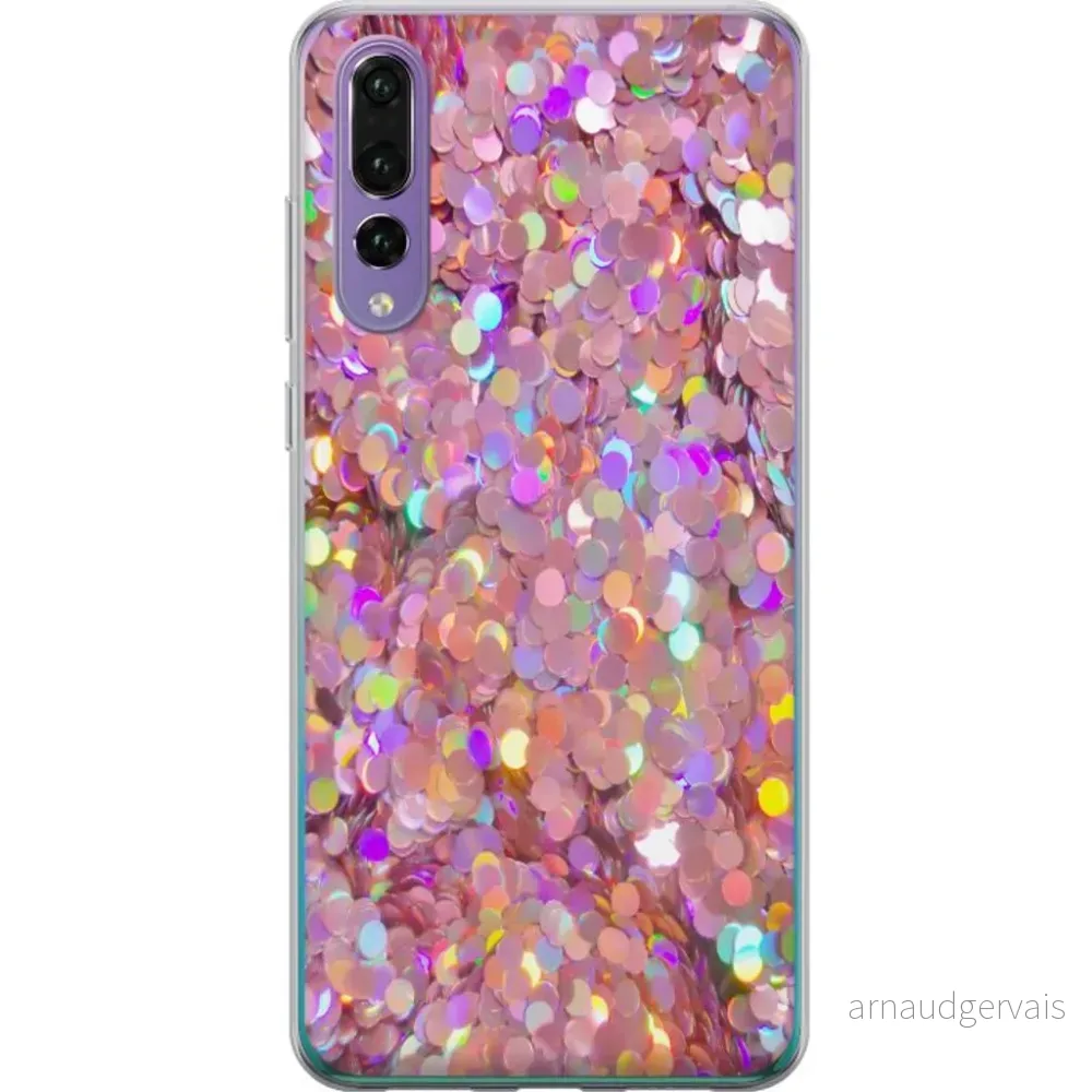 Huawei P20 Pro Gjennomsiktig Telefondeksel Glitter v:4719263
