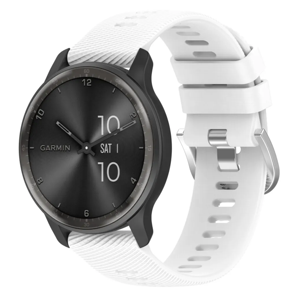 Garmin Venu 2 Klokkereim i Silikon – Hvit v:6814315