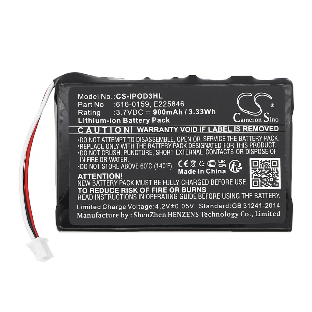 Batteri til 616-0159 for Apple, 3.7V, 900 mAh v:6470096