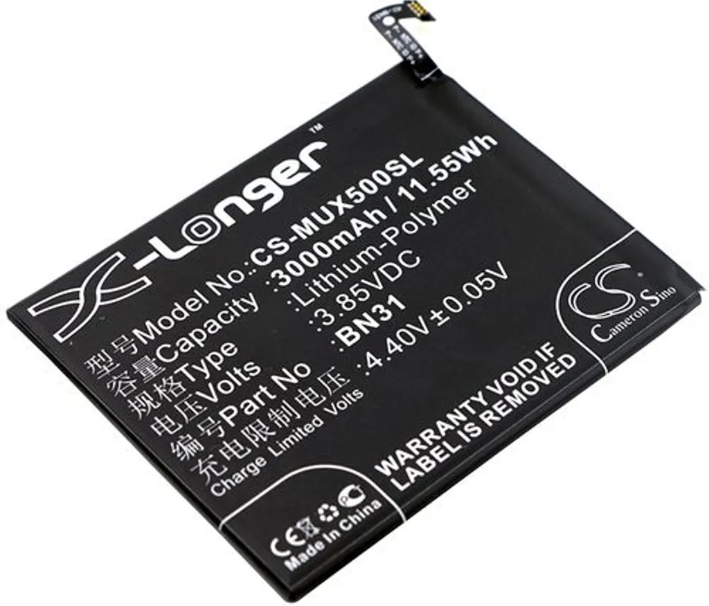 Batteri til Redmi MDE6S, 3.85V, 3000 mAh v:3629194