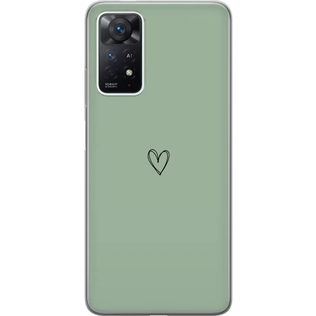 Xiaomi Redmi Note 11 Pro Gjennomsiktig Telefondeksel Hjärta v:2342659
