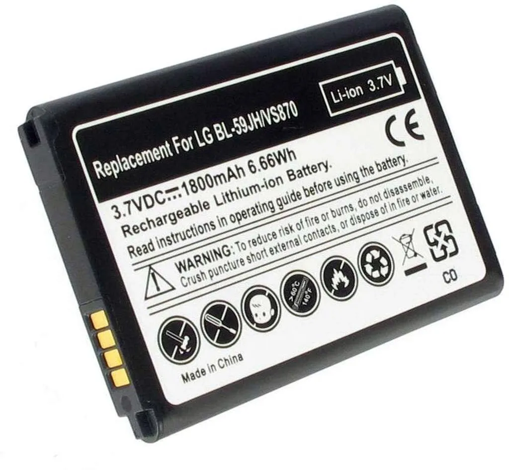 Batteri til EAC61998401 for LG, 3.7V (3.6V), 1800 mAh v:4370905