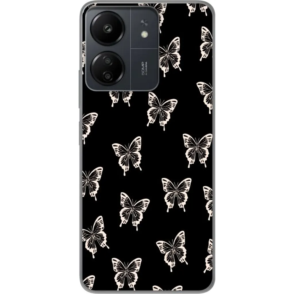 Xiaomi Redmi 13C Gjennomsiktig Telefondeksel Flygfän v:4302356
