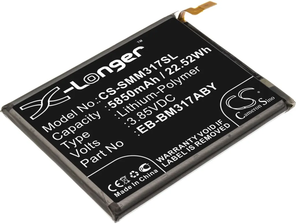 Batteri til Samsung SM-M317F, 3.85V, 5850 mAh v:6844928