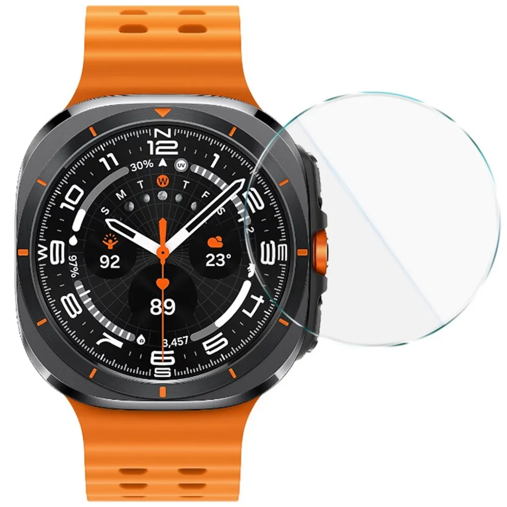 Samsung Galaxy Watch Ultra 47mm Skjermbeskytter Herdet Glass – Gjennomsiktig v:5878470