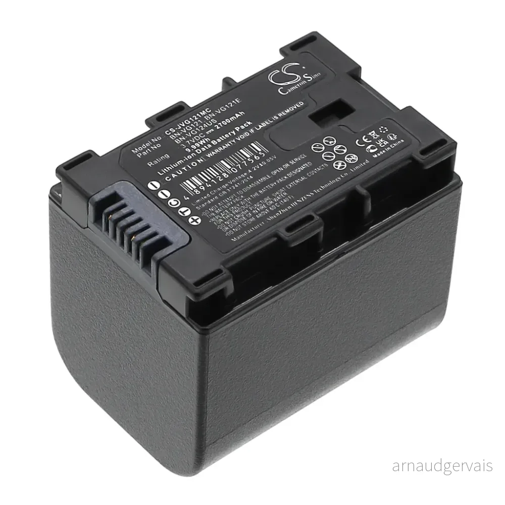 Batteri til JVC GZ-HM970, 3.7V (3.6V), 2700 mAh v:3052485