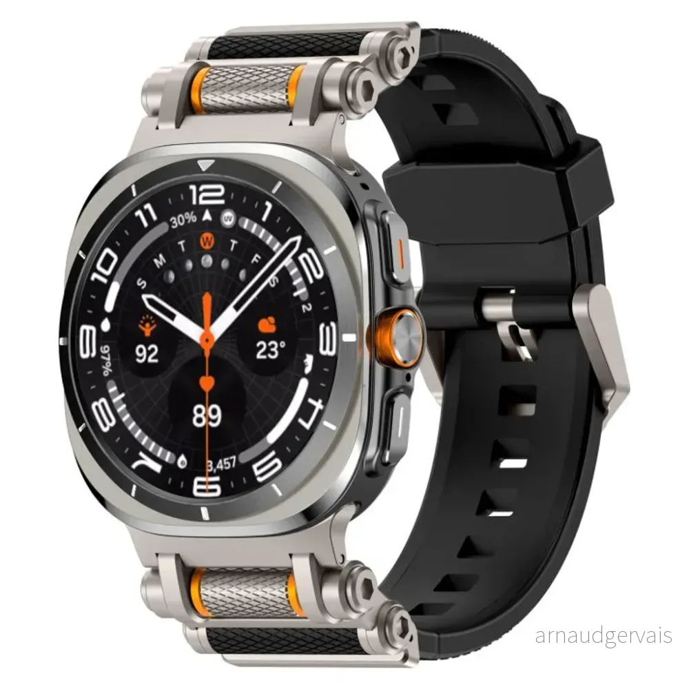 Samsung Galaxy Watch Ultra 47mm/Ultra 2025 Klokkereim – Svart v:4100456