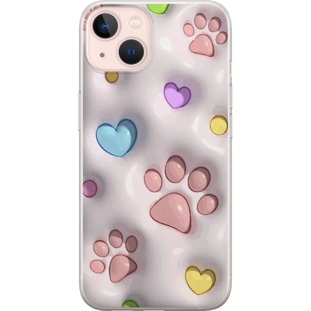 Apple iPhone 13 Gjennomsiktig Telefondeksel Fluffiga Tassar v:7235837