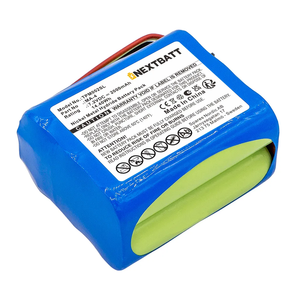 Batteri til BP-R2 for Tivoli, 7,2V, 2000mAh v:2106733