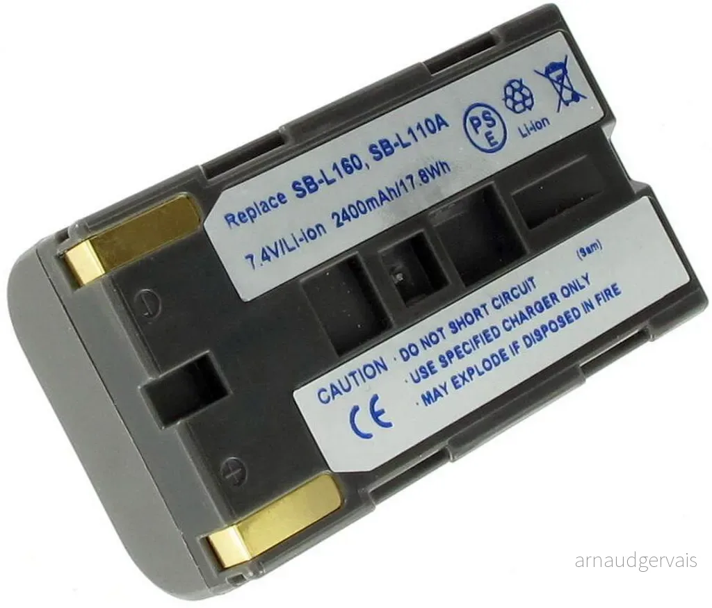 Batteri til Samsung VM-B300, 7.2V (7.4V), 2600 mAh v:6129190