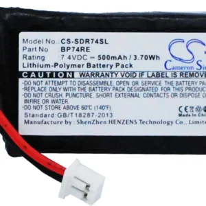 Batteri til BP74RE for Dogtra, 7.4V, 500 mAh v:4806525 Batteri til BP74RE for Dogtra, 7.4V, 500 mAh v:4806525