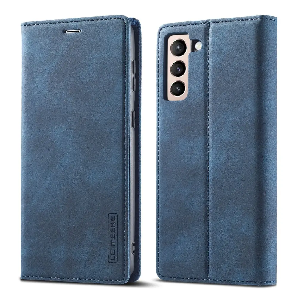 LC.IMEEKE Etui for Samsung Galaxy S21 FE – Blå v:6209422