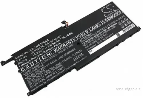Batteri til Lenovo ThinkPad X1 Yoga 2017(20JDA00ECD), 15.2V, 3440 mAh v:6720422