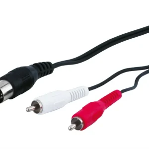 Goobay lydkabeladapter DIN 5-pin hann til 2x RCA hann v:1994360
