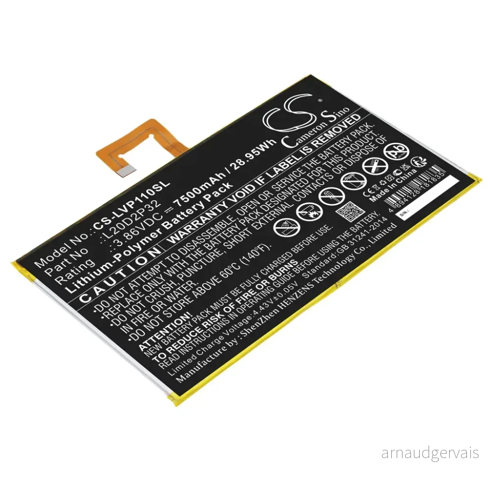 Batteri til Matco X431 PRO3 V3.0 Scan, 3.86V, 7500mAh v:8160994