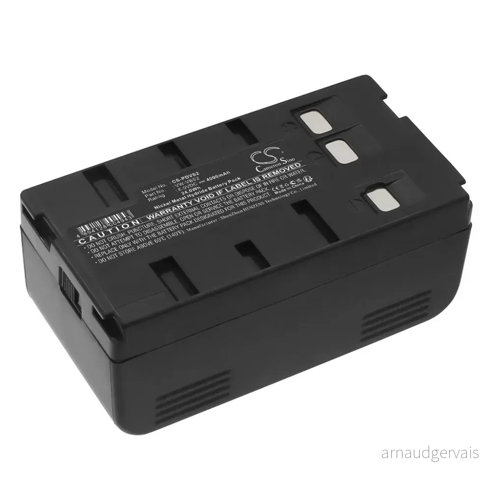 Batteri til Panasonic PV-22, 6,0V, 4000mAh v:4334090