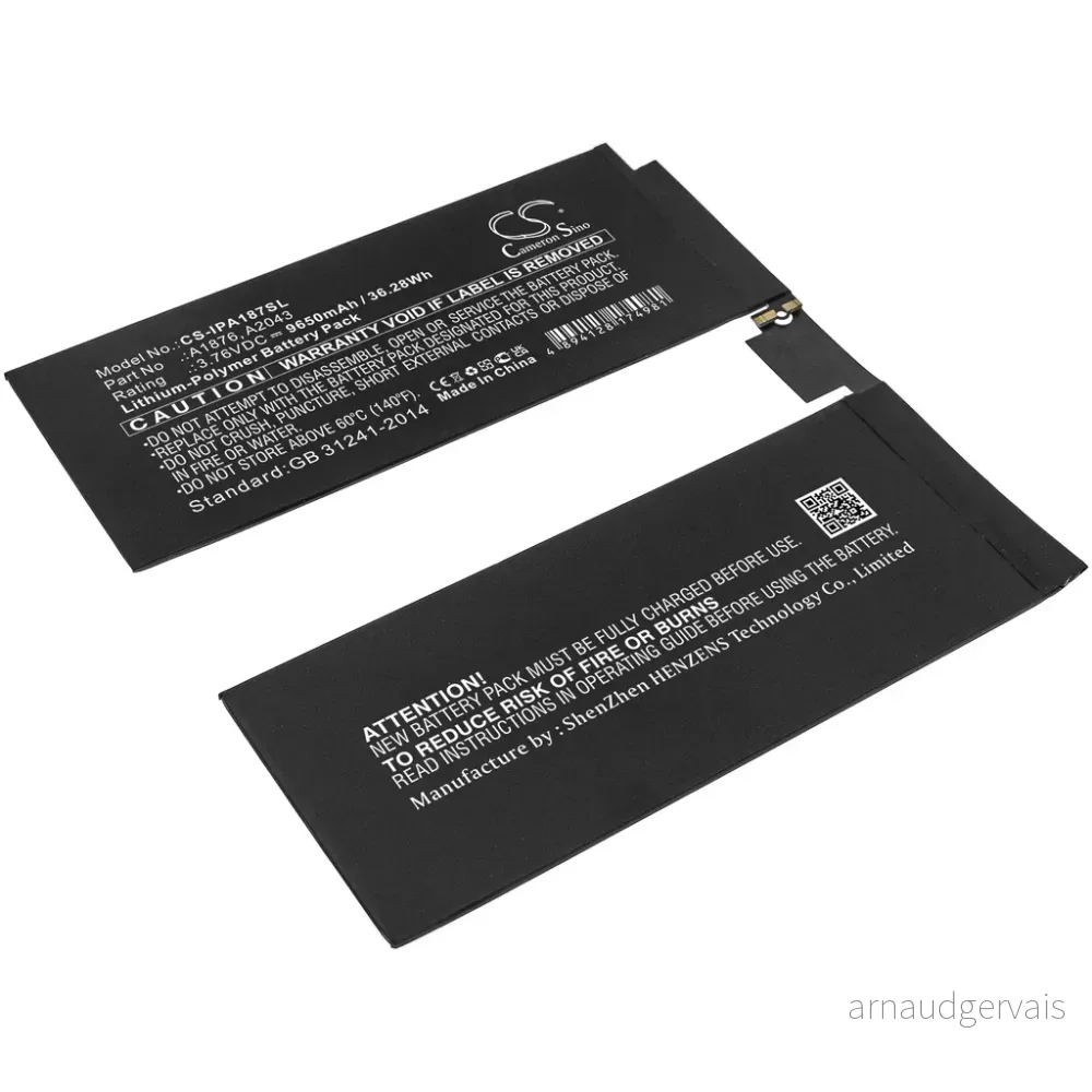 Batteri til A1983, 3.76V, 9650mAh v:1577372