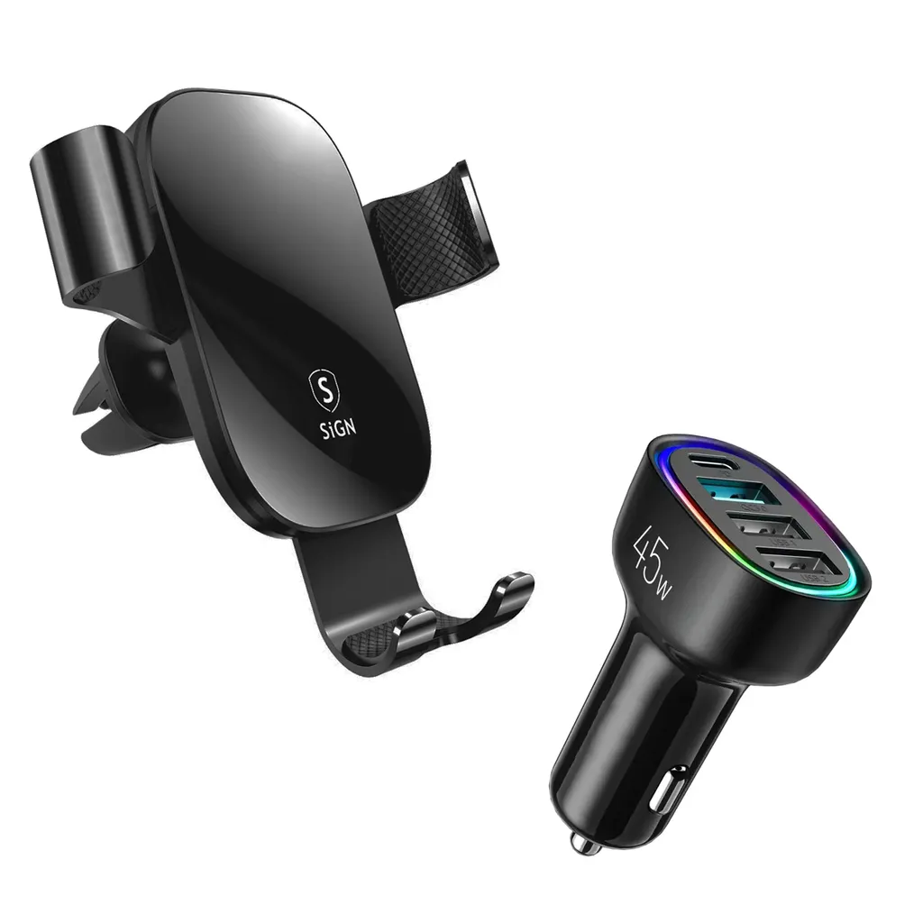 SiGN komplett billader 45W med mobilholder v:8988636