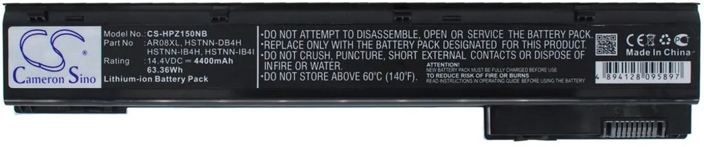 Batteri til HSTNN-DB4H for HP, 14.4V, 4400 mAh v:8048511