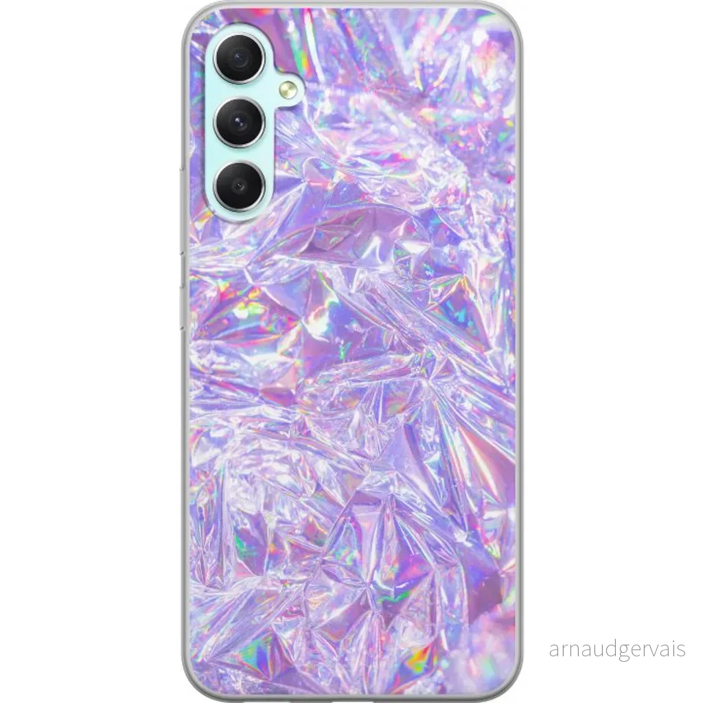Samsung Galaxy A34 Gjennomsiktig Telefondeksel Glitter v:5981510