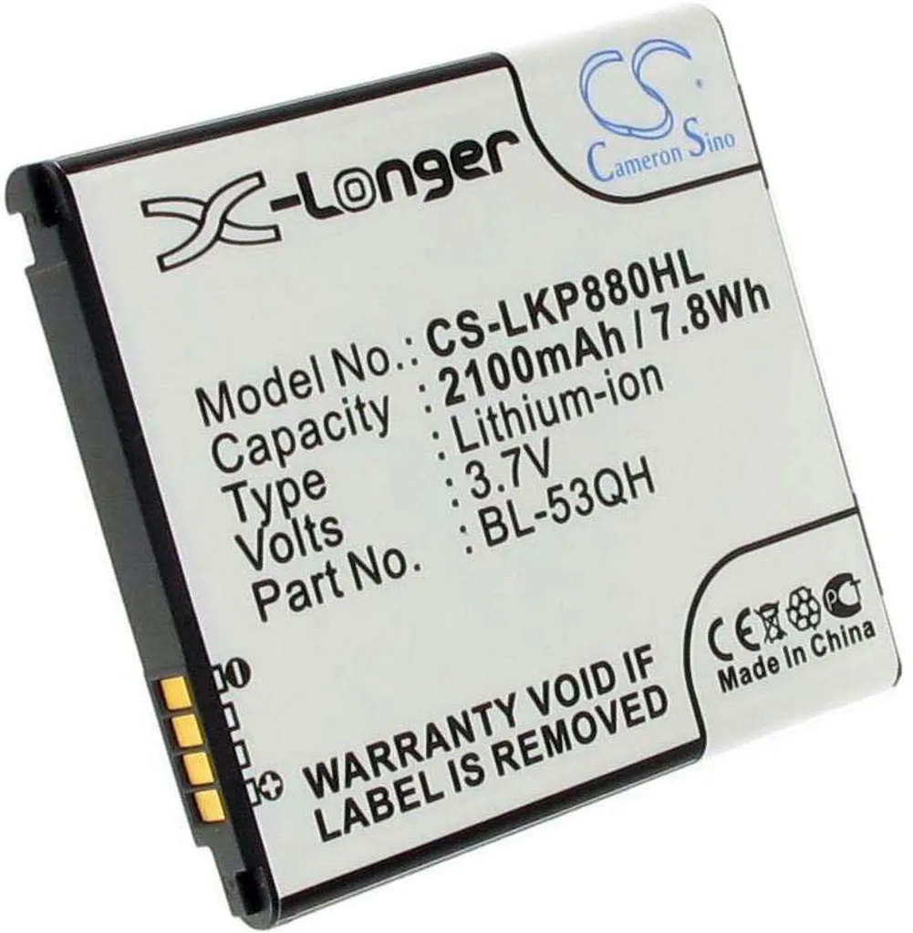 Batteri til LG H420, 3.6(3.7V), 1800 mAh v:2956642