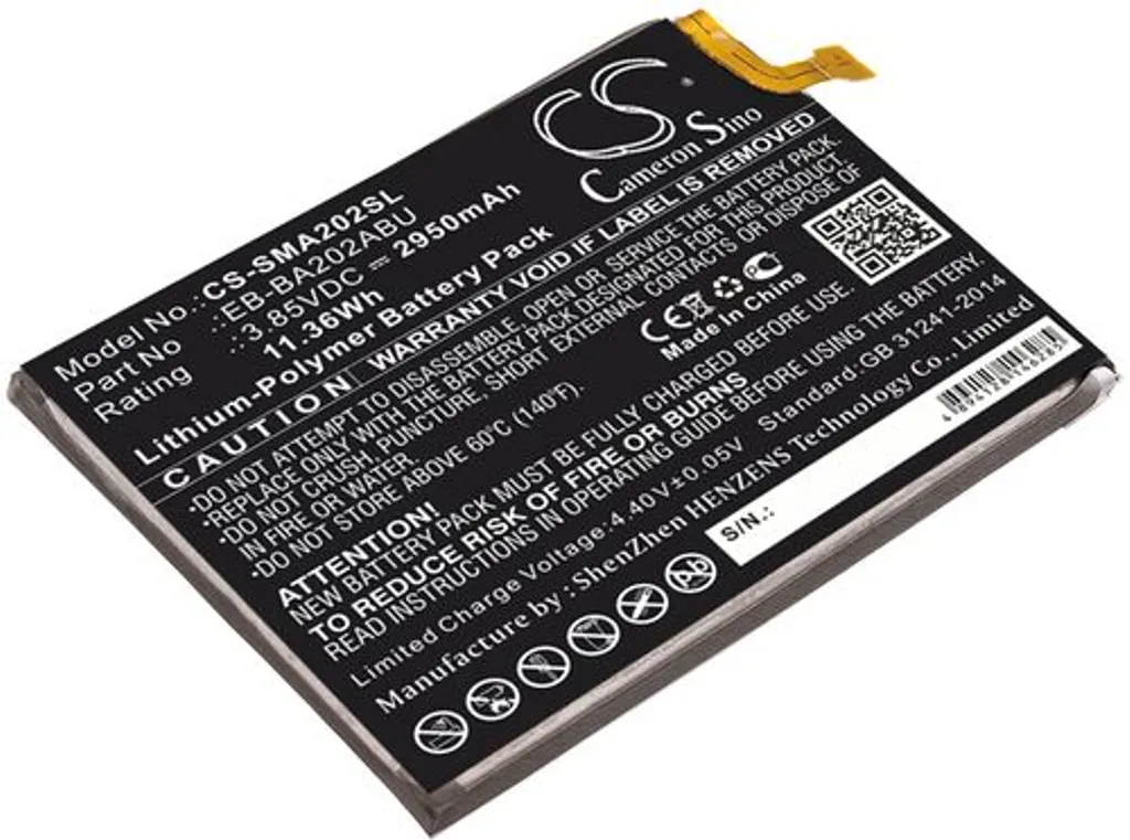 Batteri til Samsung Galaxy A20e, 3.85V, 2950 mAh v:3017409
