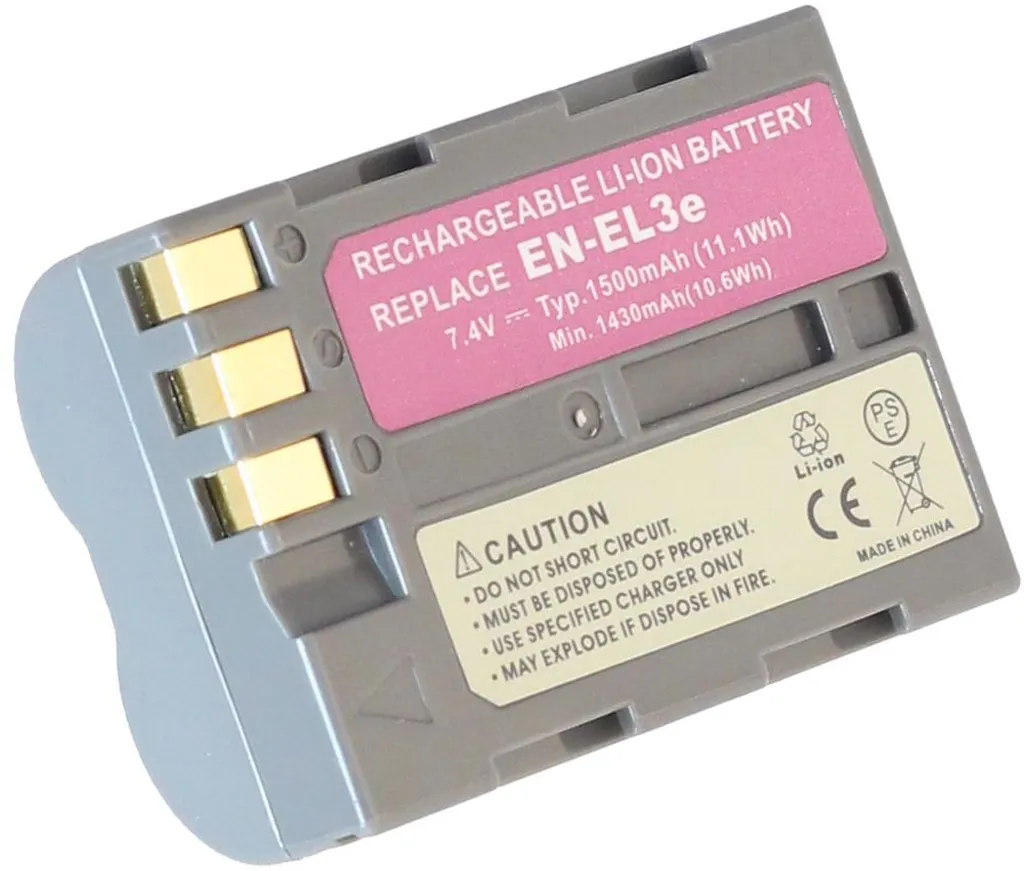 Batteri til Nikon D300, 7,2 (7,4)V, 1700mAh v:5669742