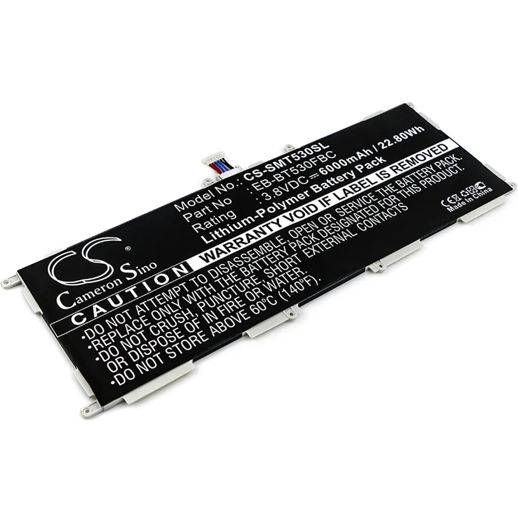 Batteri til Samsung Galaxy Tab4 10.1 3G, 3,8V, 6000mAh v:3511957 Batteri til Samsung Galaxy Tab4 10.1 3G, 3,8V, 6000mAh v:3511957