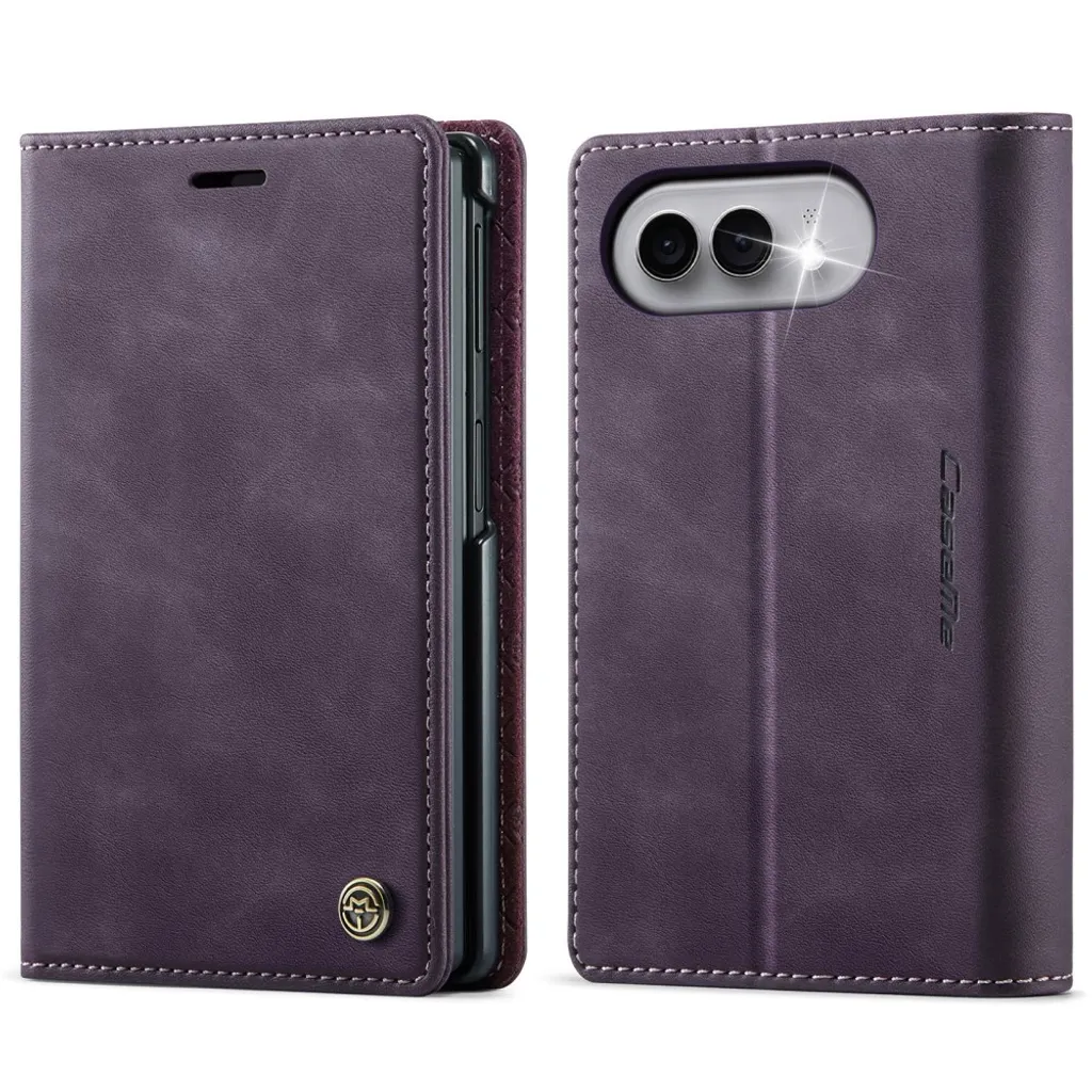 CASEME iPhone Duo Lommeboketui med RFID-beskyttelse – Lilla v:6952719