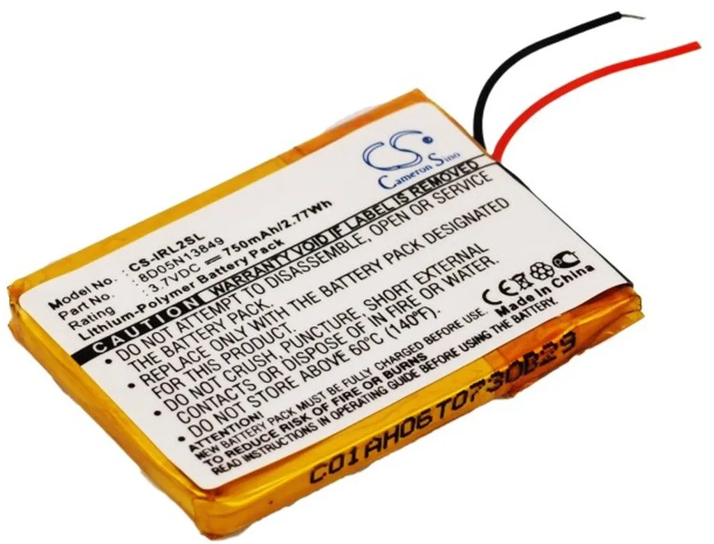 Batteri til Iriver 1LP4PNK, 3.7V, 750 mAh v:1257785