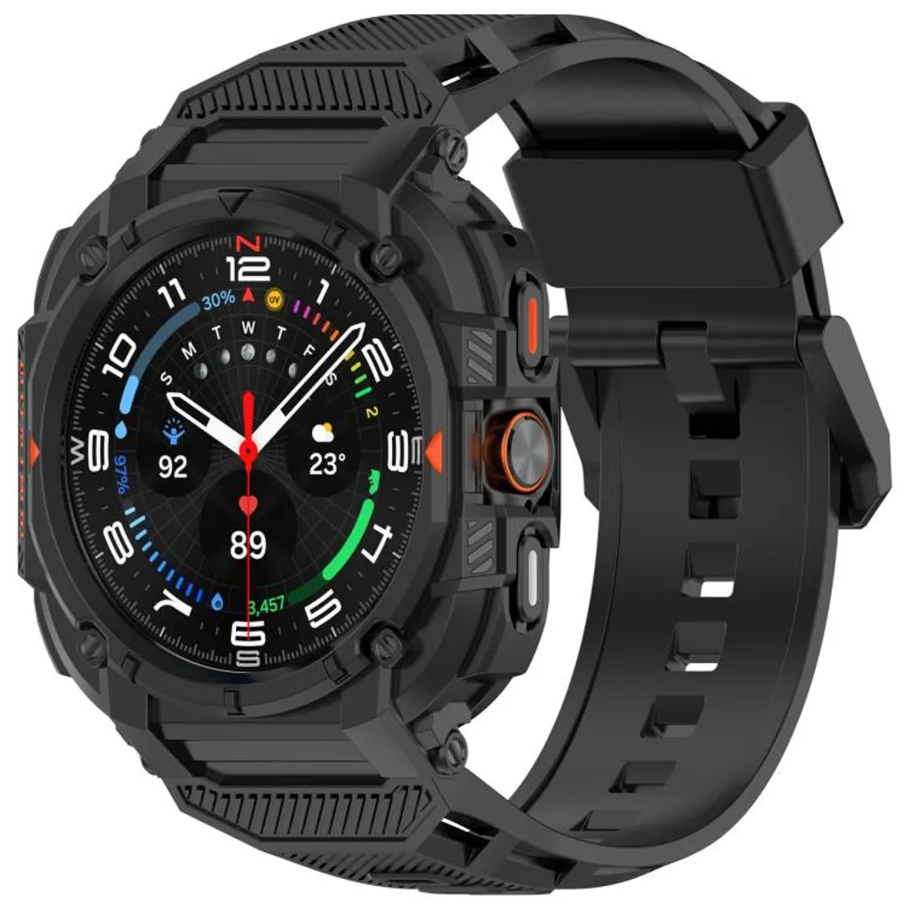 Samsung Galaxy Watch Ultra 47mm/Ultra 2025 Klokkereim TPU – Svart v:7787004 Samsung Galaxy Watch Ultra 47mm/Ultra 2025 Klokkereim TPU – Svart v:7787004